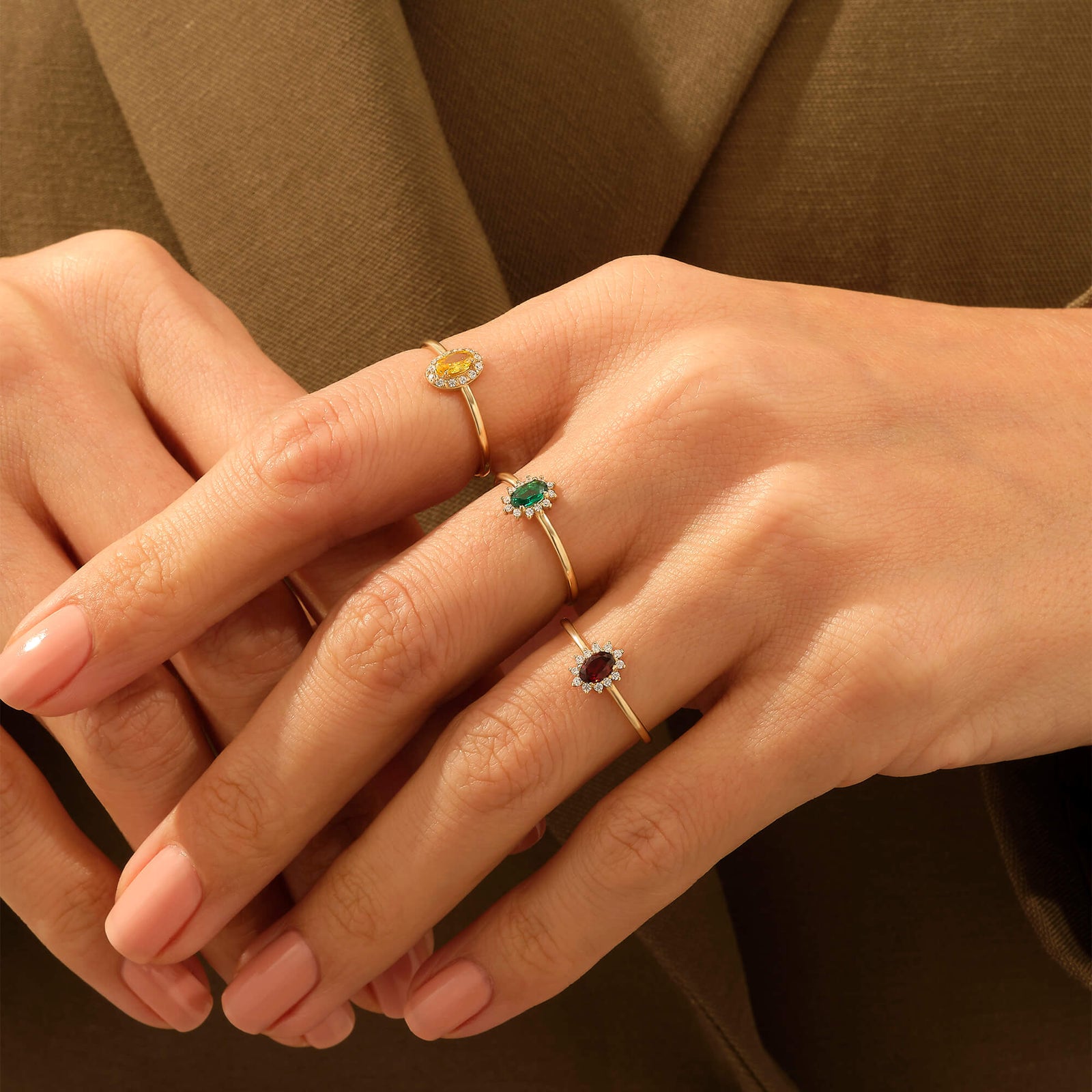 Minimalist oval engagement ring cheap