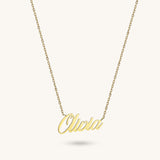 Women's 14k Gold Personalized Name Necklace