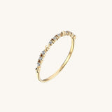 Pave Heart Ring in 14k Solid Gold