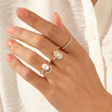 14k Solid Gold Sunburst Design Engagement Ring