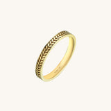 14k Real Yellow Gold Wedding Band for Women